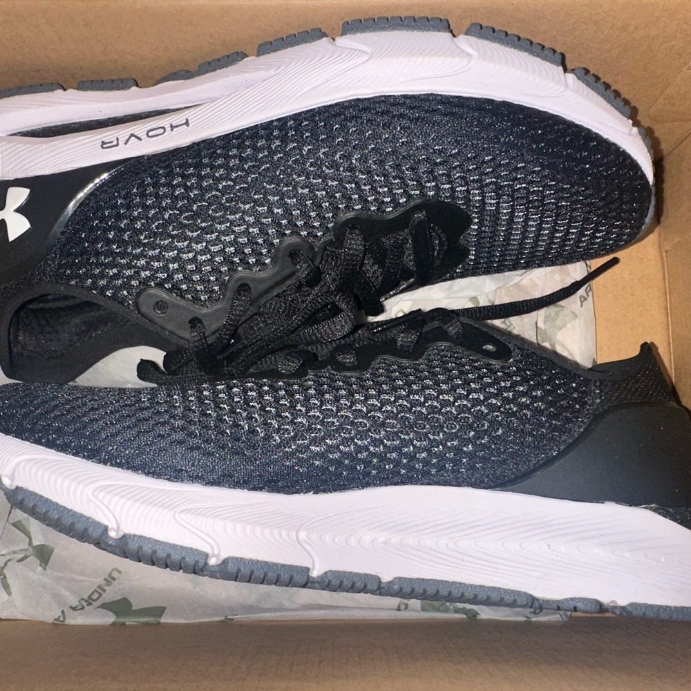 Under Armour HOVR Sonic 4 Black and White Shoes
